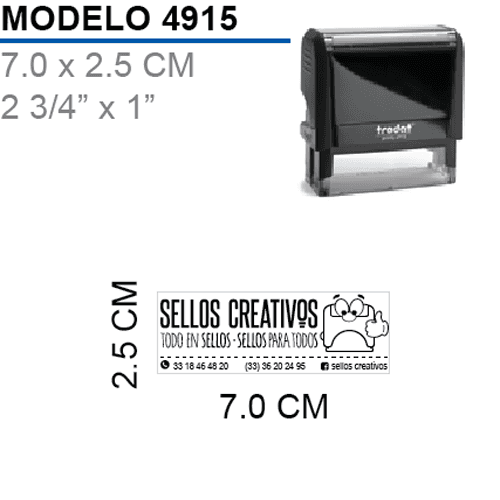 Sello-Autoentintable-Printy-4915-Negro