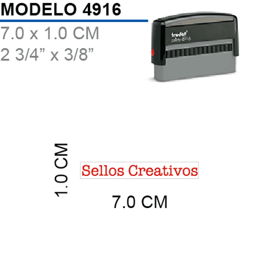 Sello-Autoentintable-Printy-4916-Rojo
