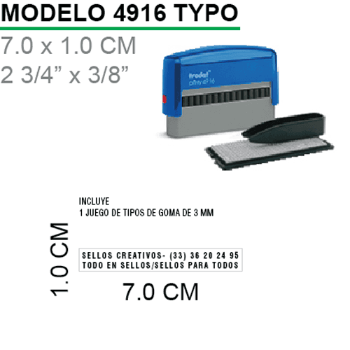 Sello-Autoentintable-4916-Typo-Negro