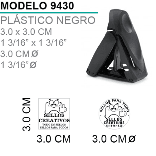 Sello-Autoentintable-9430-Negro